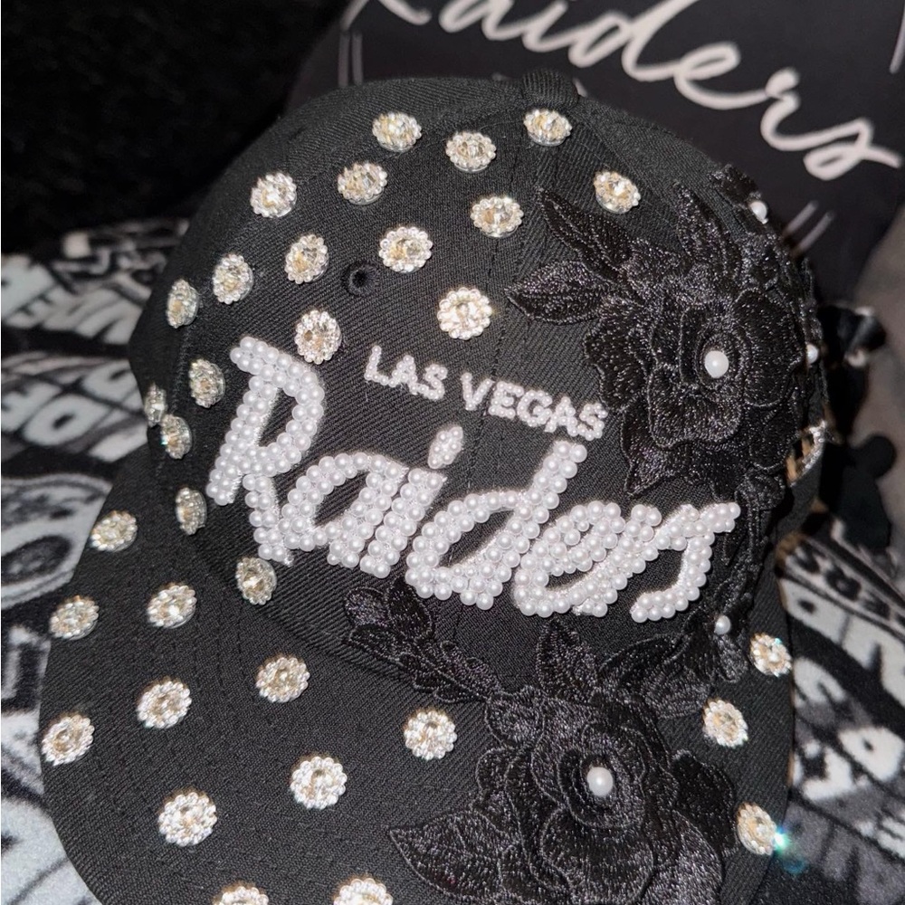 Las Vegas Raiders Embellished Cap